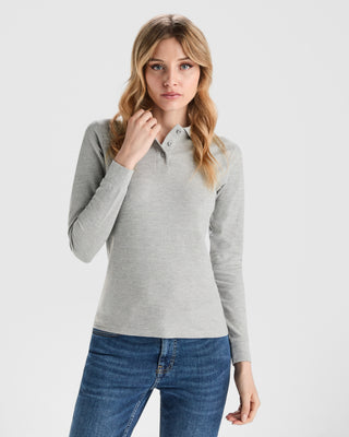Estrella Women's Long-Sleeve Polo Shirt 220 GSM