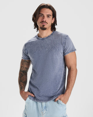 Husky Denim-Effect T-Shirt 160 GSM