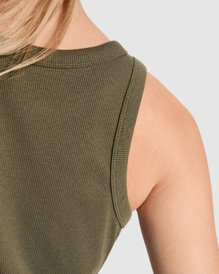 Drive Women's Ribbed Tank Top 220 GSM
