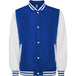 Royal blue/White